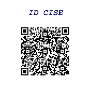 a close up of a qr code on a phone with a qr code at La finestra verde in Rome
