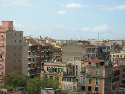 a group of buildings in a city at Appia Nuova Holiday B&B in Rome