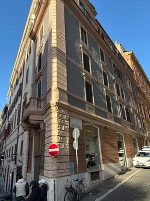 a group of people standing outside of a building at DOMVS SPAGNA Via Gregoriana in Rome
