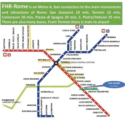 a map of the mrt map of metro auckland last comparison to the main at Frank Host Roma Lux , Metro A a 50 m, simple check-in con codice a qualsiasi orario in Rome