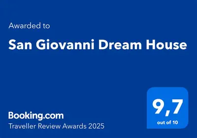 a blue sign with the words san giovanni dream house at San Giovanni Dream House in Rome