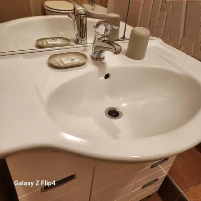 a white sink in a bathroom at SweetHouseVittorio in Rome