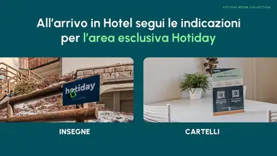 a collage of two pictures of a hotel room at HOTIDAY Room Collection - Roma Porta Pia in Rome