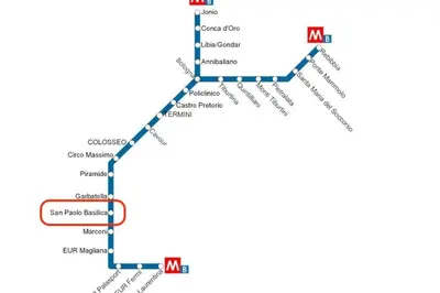 a map of the melbourne subway system at White Mary House for two people in Rome