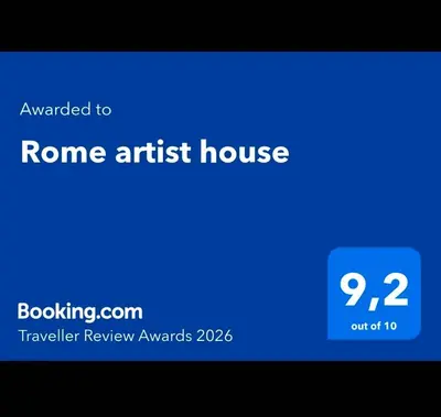 a screenshot of a phone with the rome artist house at Rome artist house in Rome