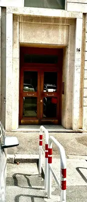 a door of a building with a fence in front of it at Podesti House - Flaminio Stadio Olimpico in Rome