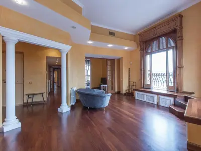 a large room with a tub on a wooden floor at Apartment Le Colonne by Interhome in Rome