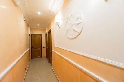 a corridor of a hallway with at Funny Palace Hostel in Rome