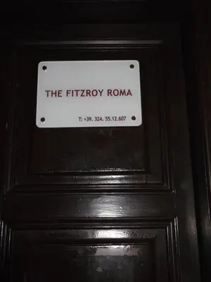 a sign on a door that reads the frittory roma at Allegria Fitzroy Cesar in Rome