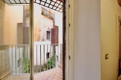 a view from a window of a balcony at HC - In the heart of Campo de' Fiori in Rome
