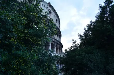 a building with trees in front of it at Holiday home Zia Gina in Rome