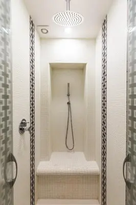 a bathroom with a shower with a toilet and a shower at Fiori Suite in Rome