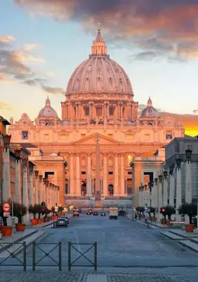 a large building with a dome on top of it at Pantheon Boutique Apartment in Rome