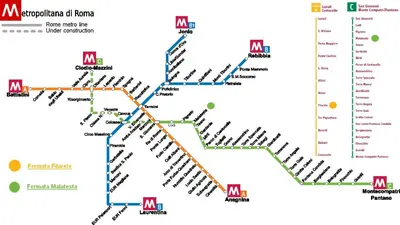a map of the metro exodus exodus maps subway map at Appartamento Hector in Rome