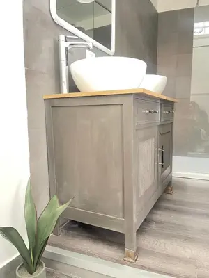 a bathroom with a sink and a mirror at Lucilla’s Suite San Pietro station in Rome