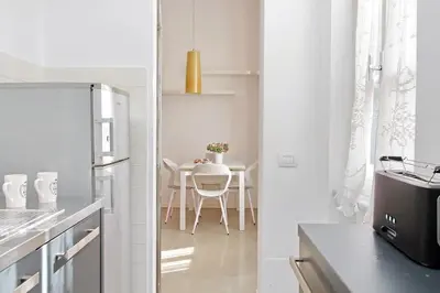 a view of a city street with buildings at 4BNB - Testaccio Apartment in Rome
