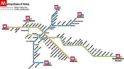 a map of the metro exodus exodus maps at Residenza AURELIA in Rome