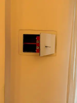 a door with a switch on the side of it at Casa Lory in Rome