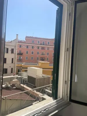 a view from a window of a building at Colosseum Lindarella Home in Rome