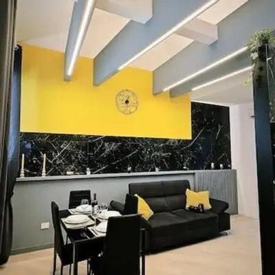 Trastevere golden luxury loft