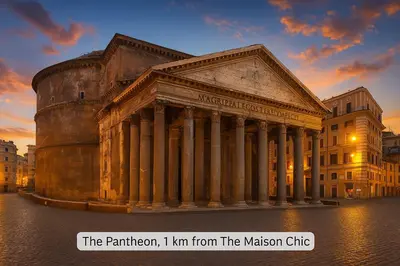 an old building with the name of the parliament i am from the museum clinic at Maison Chic Spagna Two in Rome