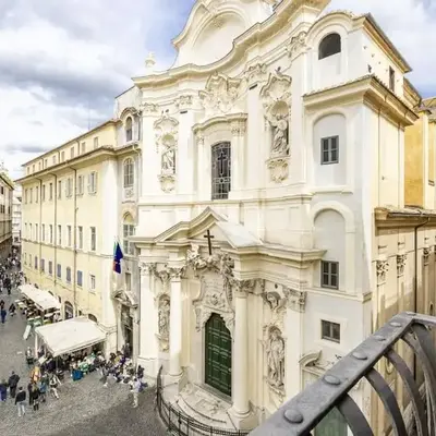 Piazza della Maddalena view