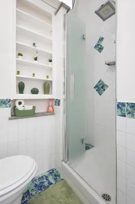 a bathroom with a shower and a toilet at La Casa Di Alice in Rome