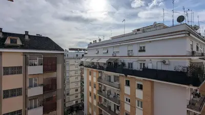 an aerial view of buildings in a city at Nuova Casa Elena a Montesacro in Rome