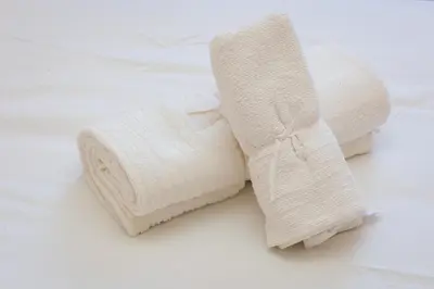 a roll of white toilet paper sitting on a counter at San Lorenzo Style Apartment in Rome