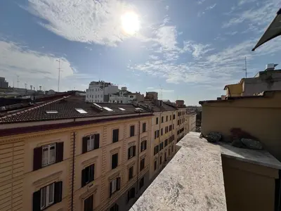 a view from the roof of a building at Stephany's Guesthouse in Rome