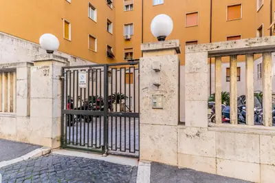 a gate in front of a building at Alloggio Chigi in Rome