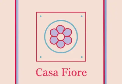 a picture of a casa fibre logo at Casa Fiore in Rome