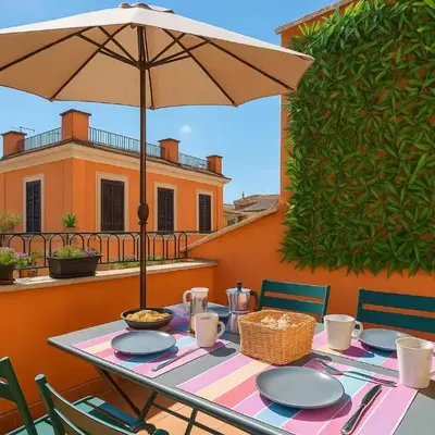 Stylish duplex with terrace Rome