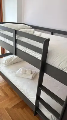 a couple of bunk beds in a room at Aurelia Vatican City Apartment in Rome