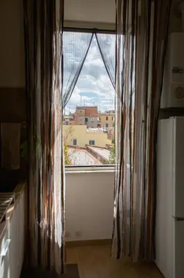a bedroom with two beds in a room at Art Apartment in Rome