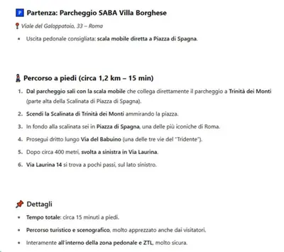 a screenshot of a cell phone screen with a document at Beautiful in Rome