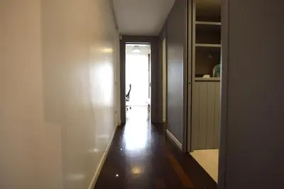 a hallway with a door leading into a room at Cipro 2BR Holiday House in Rome