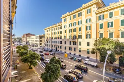 a view of a city street with cars and buildings at SanGiò - Appartamento San Giovanni in Rome