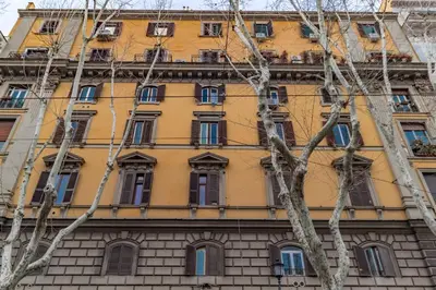 an apartment building in the city of paris at Domus Ana- Modern Elegance, steps away from the colosseum and the historic center in Rome