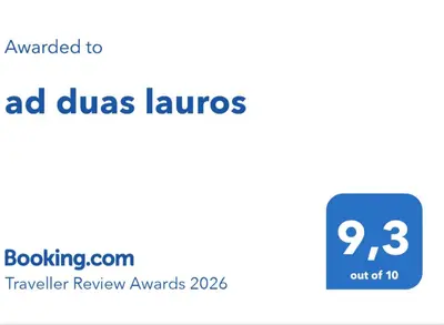 a screenshot of a cell phone with the ad symbol at ad duas lauros in Rome