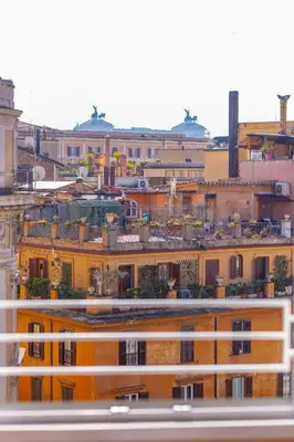 a view of a city from a building at Trevi Imperial Suite 1 in Rome