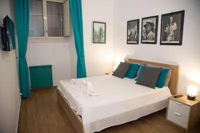 a small room with a bunk bed and a desk at Vatican - Risorgimento's Homies in Rome