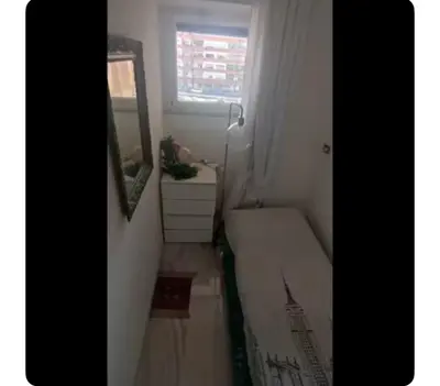 a small bathroom with a sink and a mirror at Casa Serenissima Holiday Home Roma Barbara Bonanno in Rome