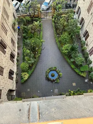 an aerial view of a garden in a building at Alloggio Turistico Eli in Rome