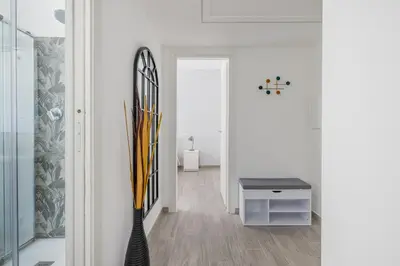 a room with a large broom in a wall at Domus Ponte Lungo in Rome