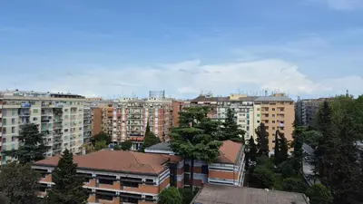 a view of a city with buildings and trees at Panorama San Paolo in Rome
