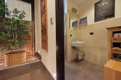 a bathroom with a sink and a toilet in a room at Roma Suite Loft in Rome