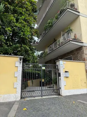 a gate in front of a building at Appia 101 Guest House in Rome