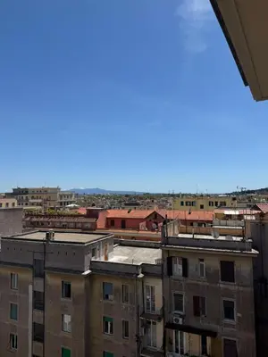 a view from the roof of a building at Belvedere home in Rome