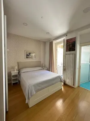 a bedroom with a large bed and a window at Roman Dream Stay in Rome